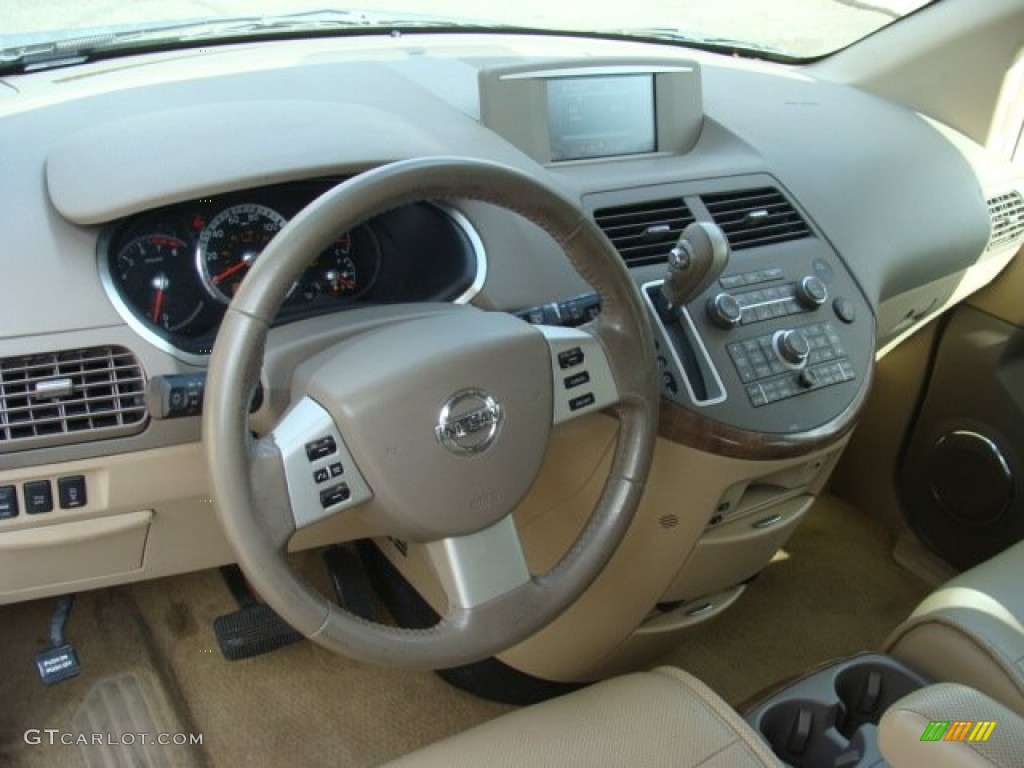 2008 Quest 3.5 SL - Galaxy Black Metallic / Beige photo #9