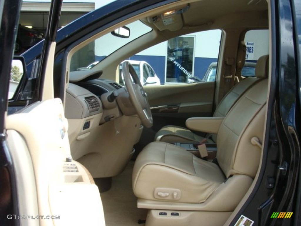 2008 Quest 3.5 SL - Galaxy Black Metallic / Beige photo #10