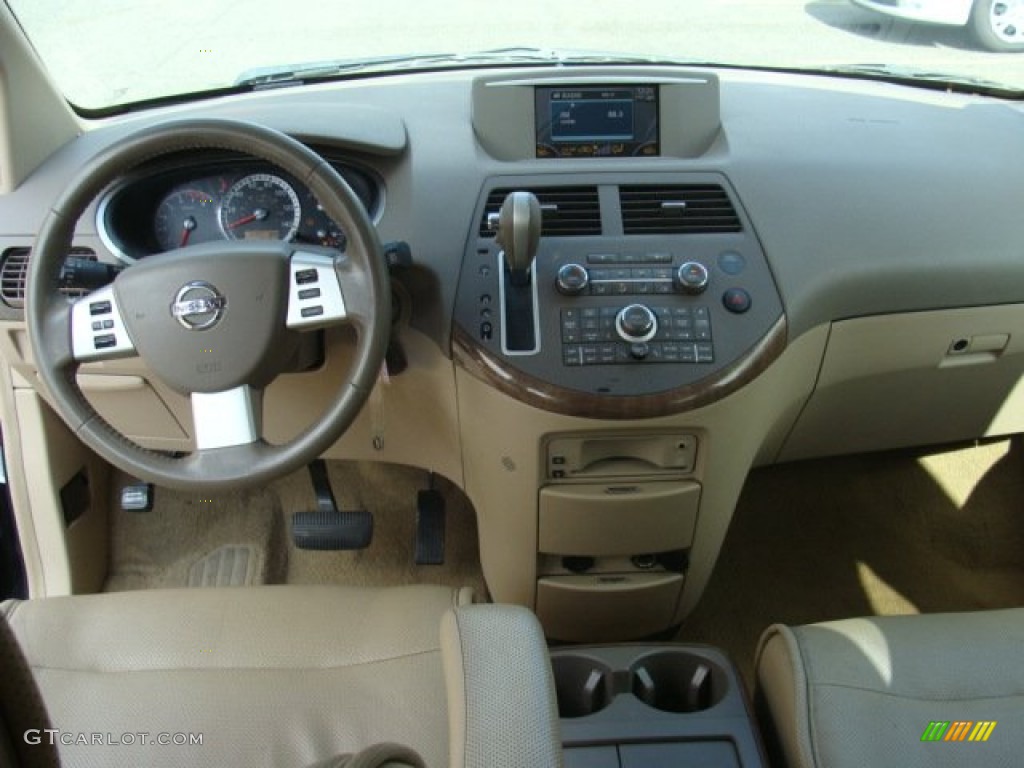 2008 Quest 3.5 SL - Galaxy Black Metallic / Beige photo #11