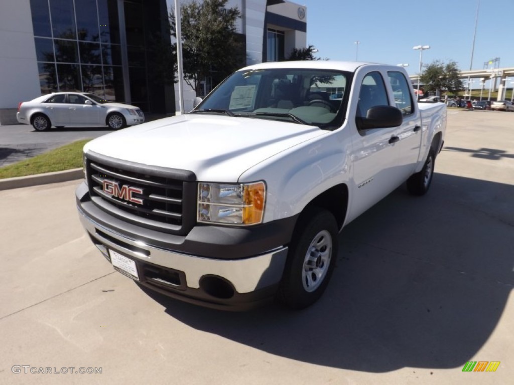 2013 Sierra 1500 Crew Cab - Summit White / Dark Titanium photo #1