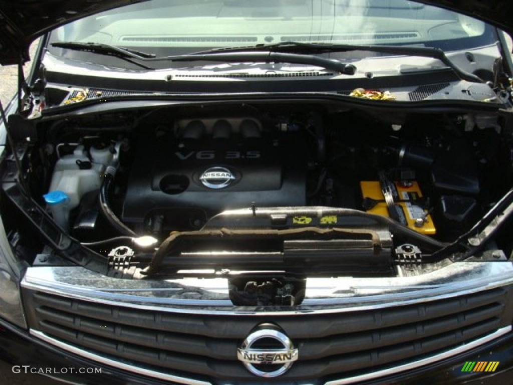 2008 Quest 3.5 SL - Galaxy Black Metallic / Beige photo #28