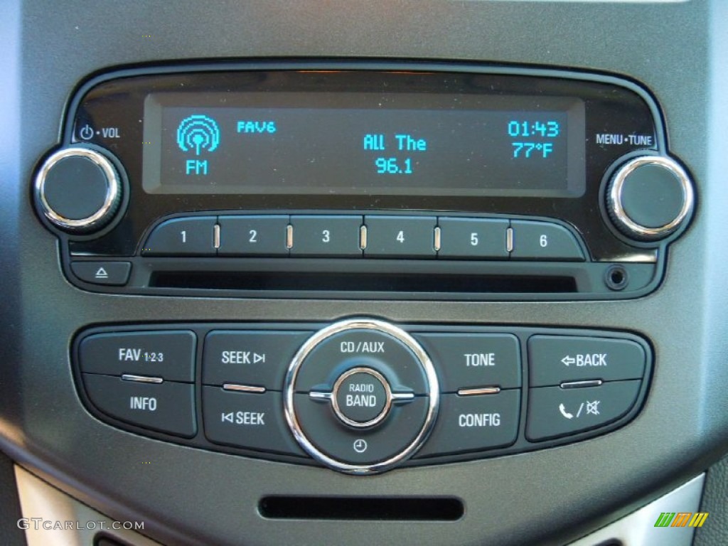 2012 Chevrolet Sonic LT Sedan Audio System Photos
