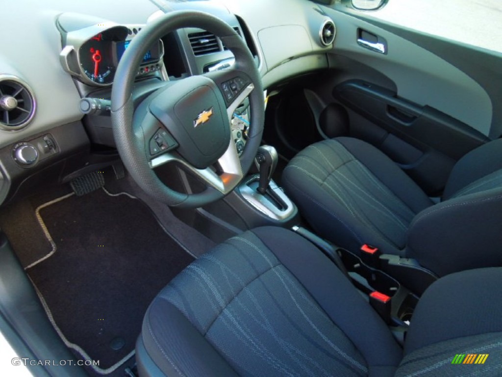 Dark Pewter/Dark Titanium Interior 2012 Chevrolet Sonic LT Sedan Photo #72403262