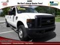 2009 Oxford White Ford F250 Super Duty XL Crew Cab 4x4  photo #1