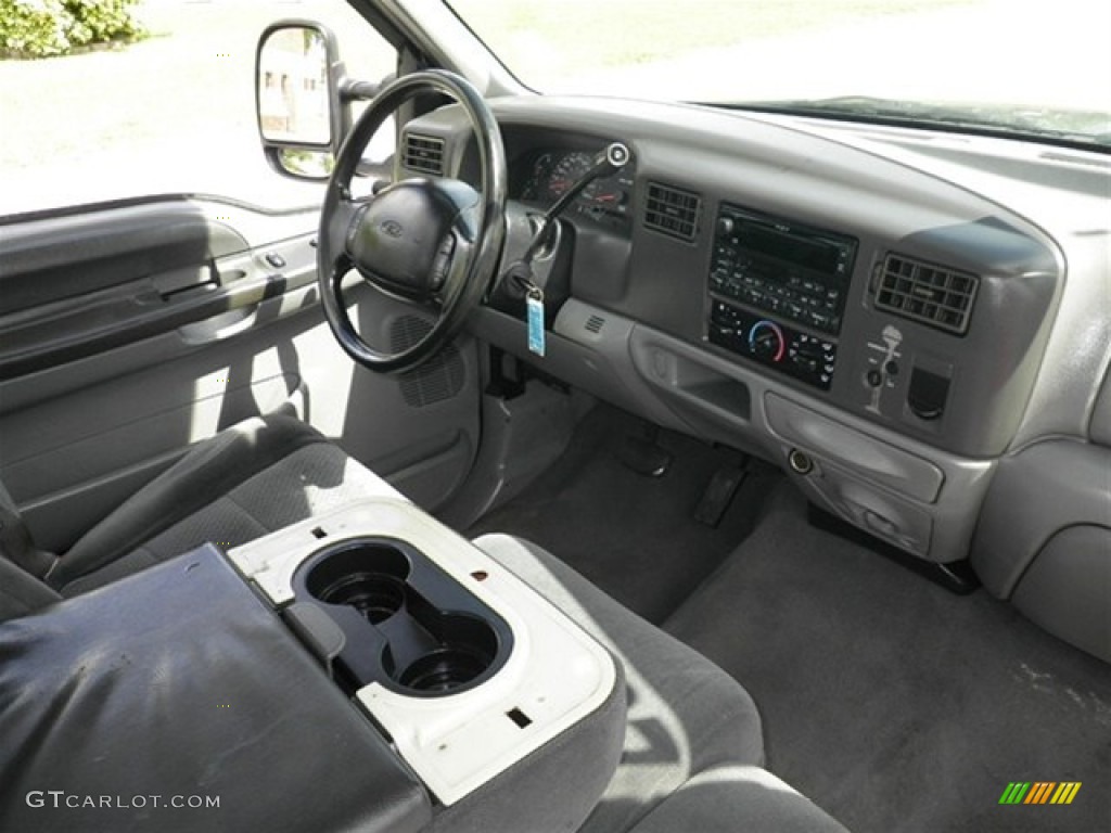 2002 F250 Super Duty XLT SuperCab - True Blue Metallic / Medium Flint photo #17