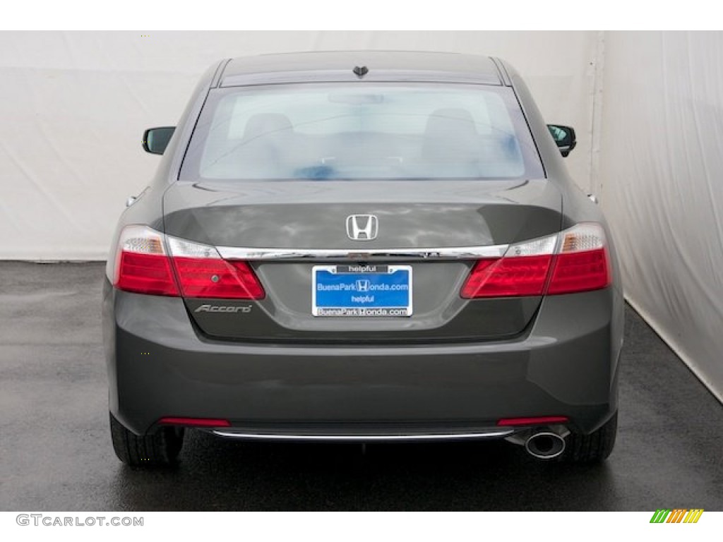 2013 Accord EX-L Sedan - Hematite Metallic / Black photo #6