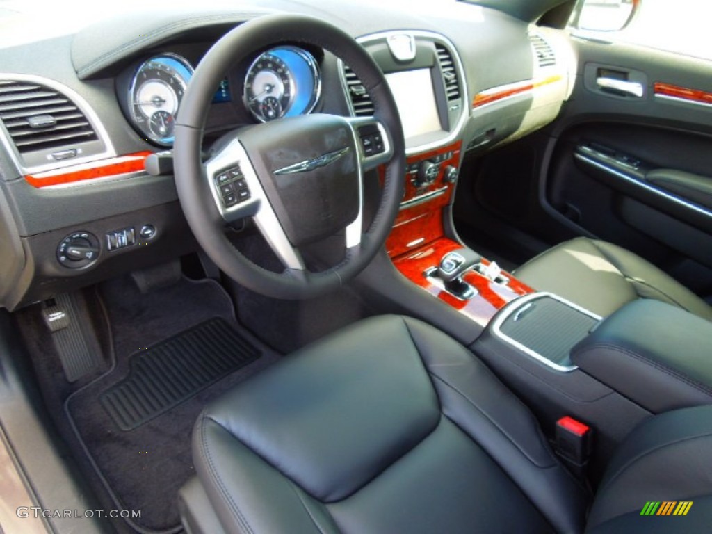 Black Interior 2013 Chrysler 300 Standard 300 Model Photo #72406163