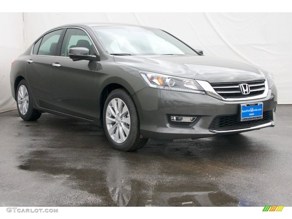 2013 Accord EX Sedan - Hematite Metallic / Black photo #1