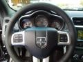 2013 Dodge Avenger Black/Red Interior Steering Wheel Photo