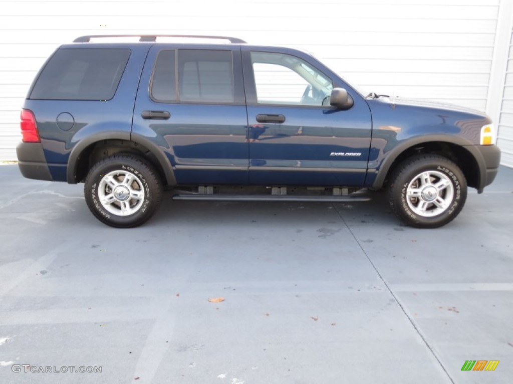 2004 Explorer XLS - Dark Blue Pearl Metallic / Medium Parchment photo #2