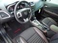 2013 Dodge Avenger Black/Red Interior Prime Interior Photo