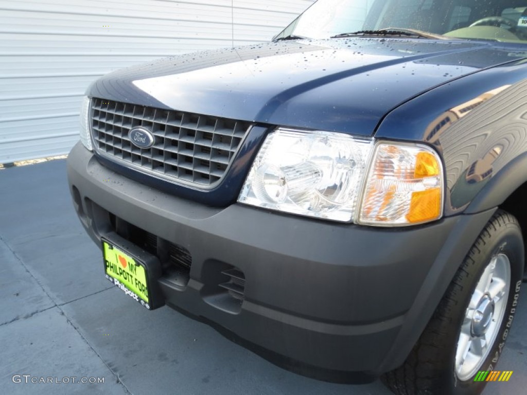 2004 Explorer XLS - Dark Blue Pearl Metallic / Medium Parchment photo #9
