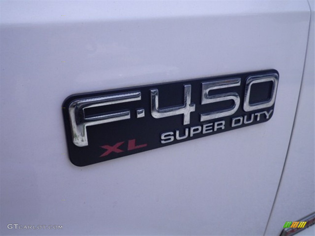 2004 F450 Super Duty XL Crew Cab Dump Truck - Oxford White / Medium Flint photo #15