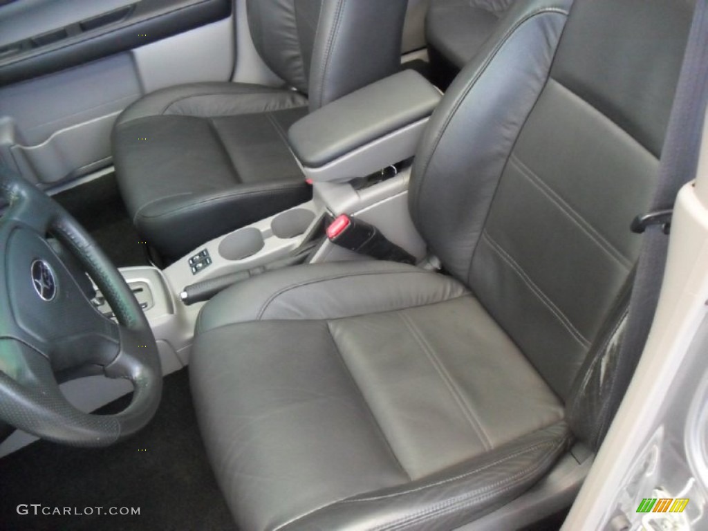 Graphite Gray Interior 2008 Subaru Forester 2.5 XT Limited Photo #72408380