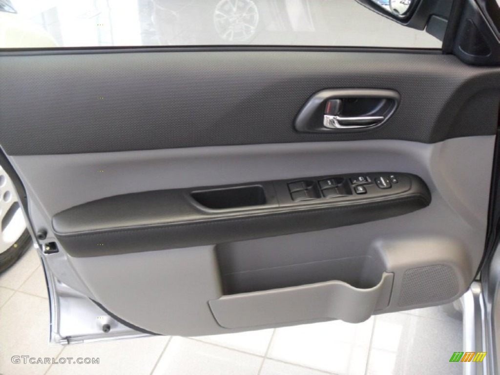 2008 Subaru Forester 2.5 XT Limited Graphite Gray Door Panel Photo #72408539