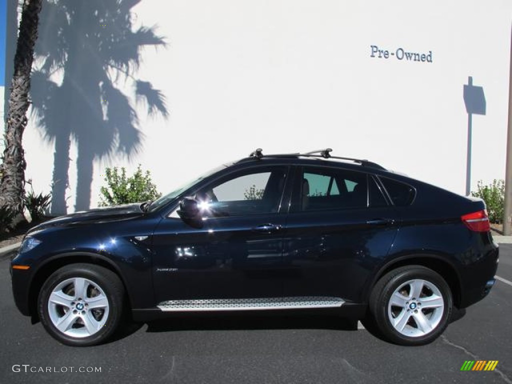 2011 X6 xDrive35i - Monaco Blue Metallic / Saddle Brown photo #3