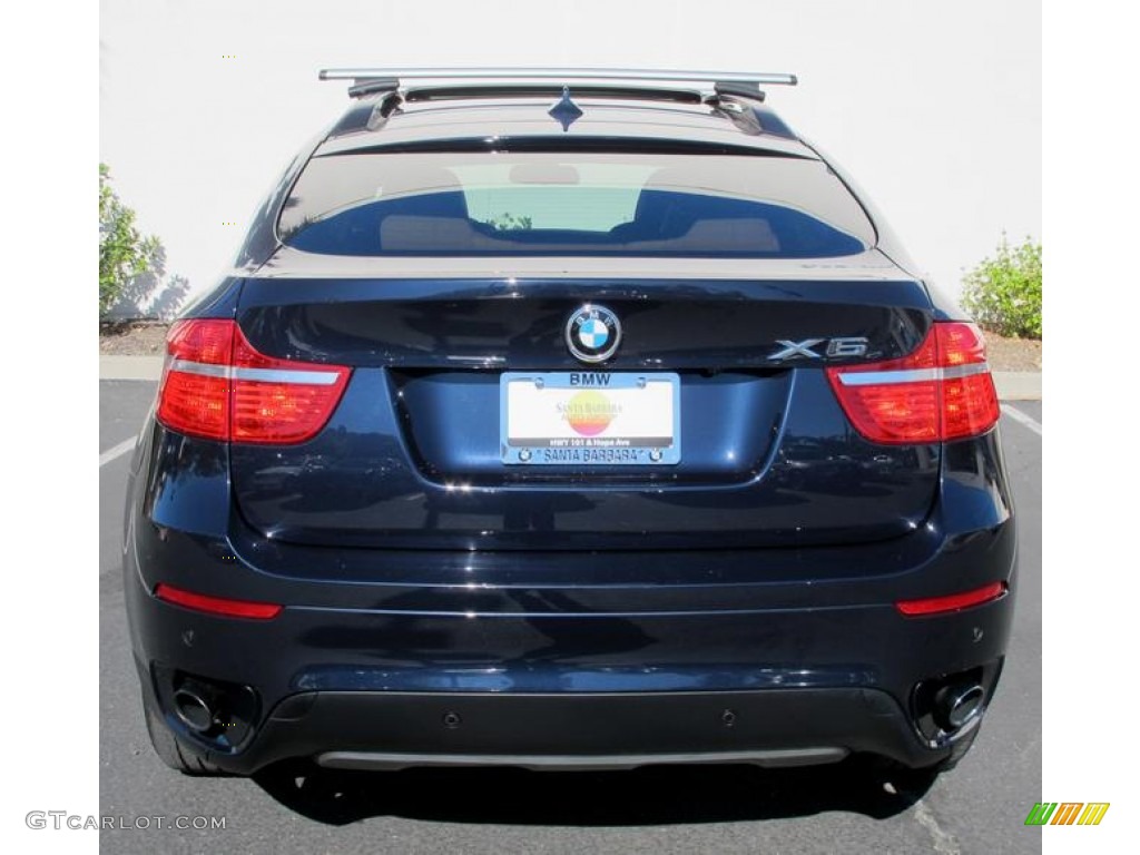 2011 X6 xDrive35i - Monaco Blue Metallic / Saddle Brown photo #4