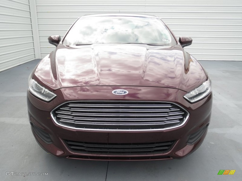 2013 Fusion S - Bordeaux Reserve Red Metallic / Earth Gray photo #7