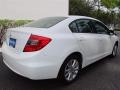 2012 Taffeta White Honda Civic EX Sedan  photo #3