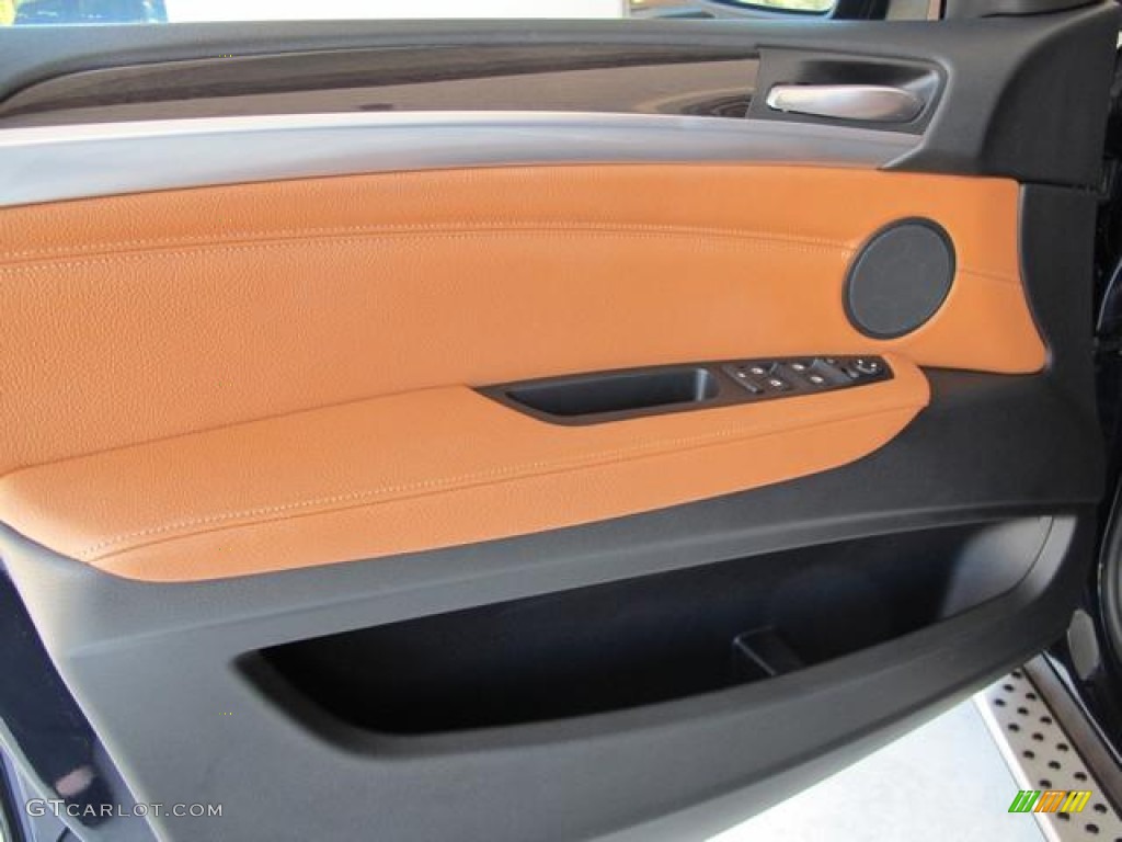 2011 X6 xDrive35i - Monaco Blue Metallic / Saddle Brown photo #8