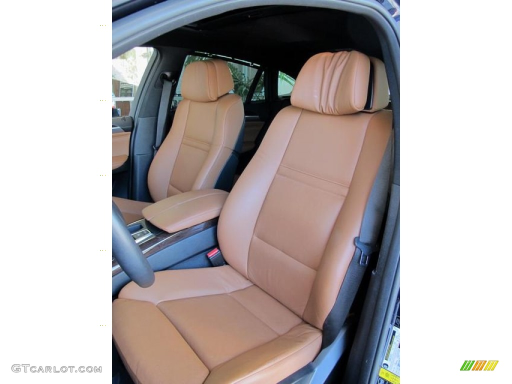 2011 X6 xDrive35i - Monaco Blue Metallic / Saddle Brown photo #9