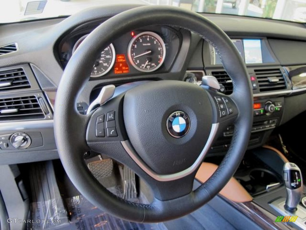 2011 X6 xDrive35i - Monaco Blue Metallic / Saddle Brown photo #10