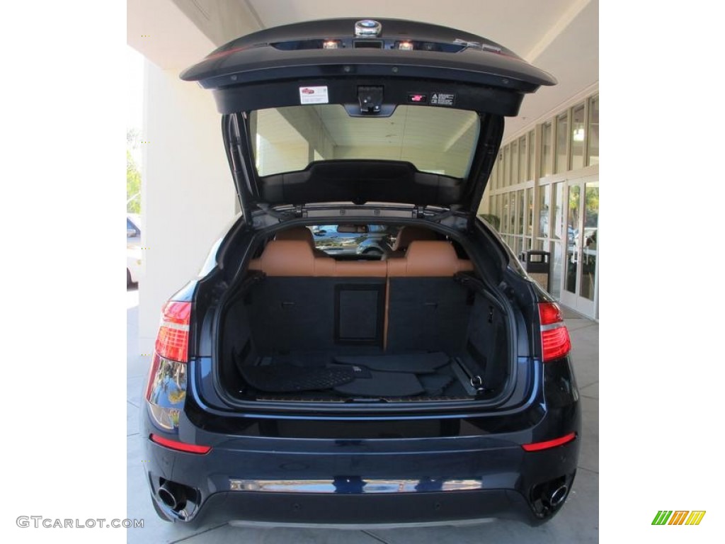 2011 X6 xDrive35i - Monaco Blue Metallic / Saddle Brown photo #15