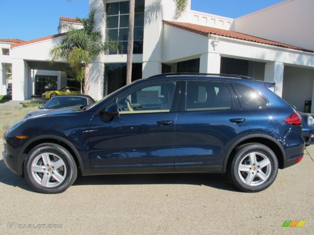 Dark Blue Metallic 2013 Porsche Cayenne Standard Cayenne Model Exterior Photo #72409961
