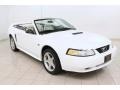 Crystal White 2000 Ford Mustang GT Convertible