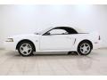 Crystal White 2000 Ford Mustang GT Convertible Exterior