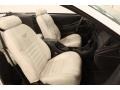 2000 Ford Mustang Oxford White Interior Front Seat Photo