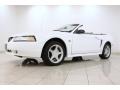 2000 Crystal White Ford Mustang GT Convertible  photo #26