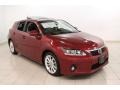 2011 Matador Red Mica Lexus CT 200h Hybrid Premium  photo #1
