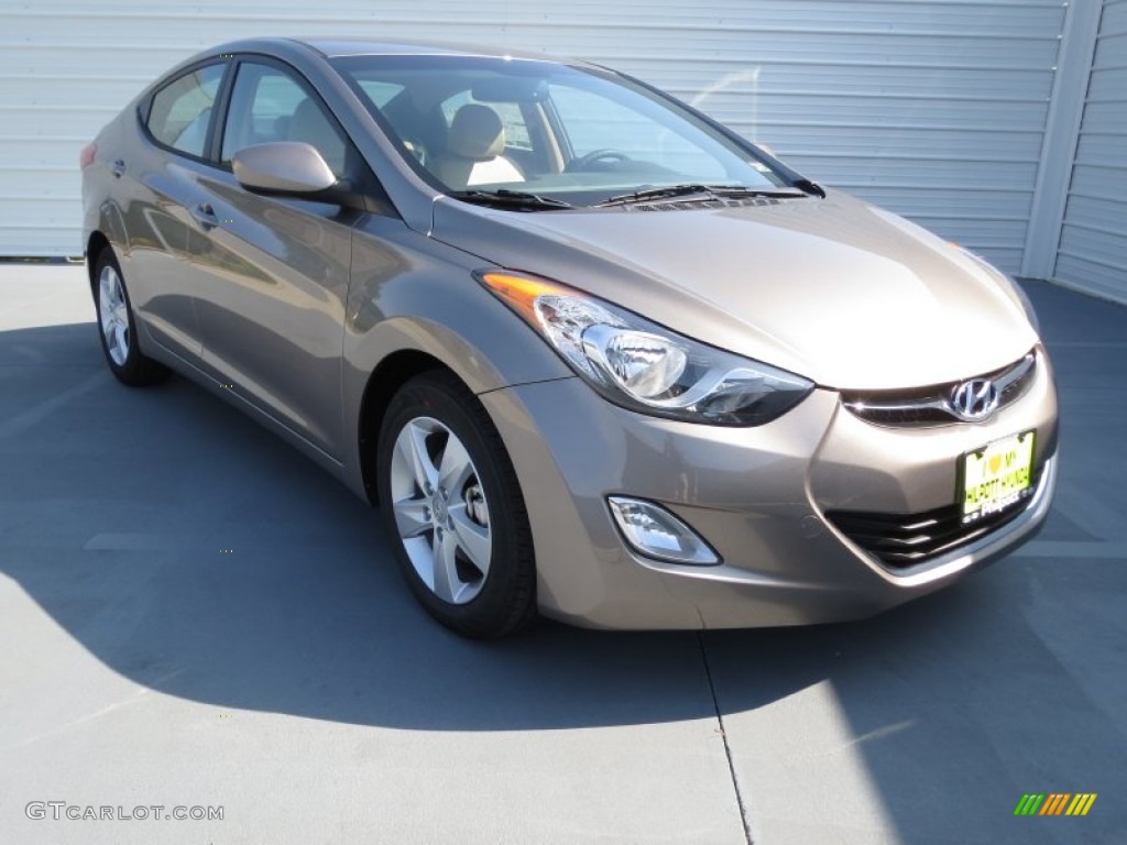 2013 Elantra GLS - Desert Bronze / Beige photo #1