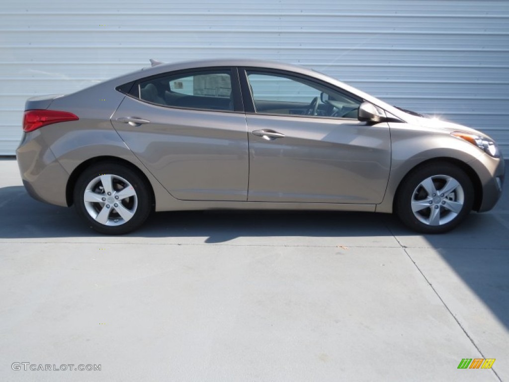 2013 Elantra GLS - Desert Bronze / Beige photo #2