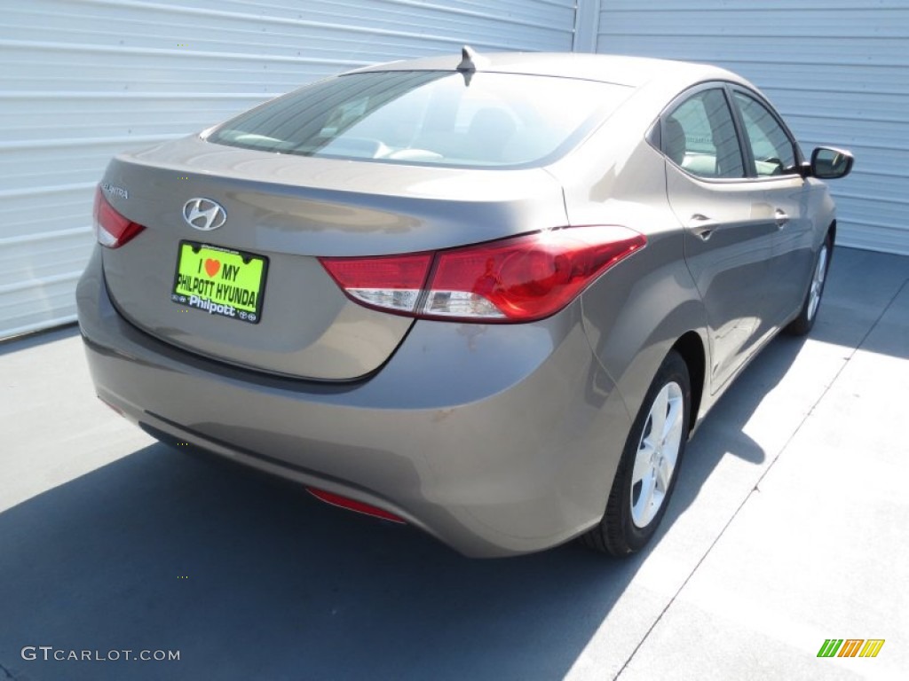 2013 Elantra GLS - Desert Bronze / Beige photo #3