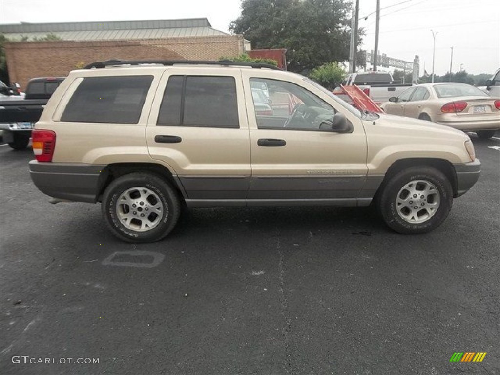 2000 Grand Cherokee Laredo - Champagne Pearlcoat / Camel photo #3