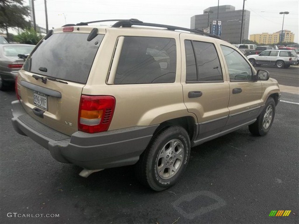 2000 Grand Cherokee Laredo - Champagne Pearlcoat / Camel photo #4