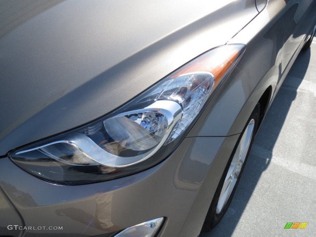 2013 Elantra GLS - Desert Bronze / Beige photo #8