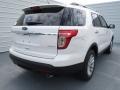 2013 White Platinum Tri-Coat Ford Explorer XLT EcoBoost  photo #3