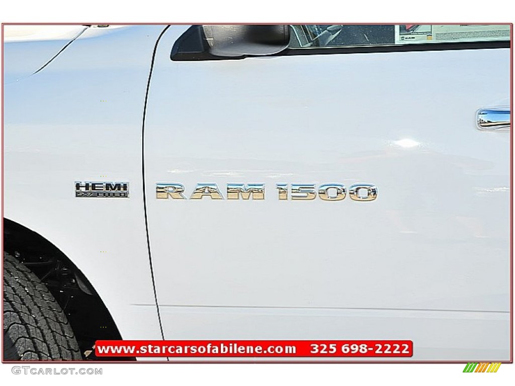 2012 Ram 1500 Lone Star Quad Cab - Bright White / Light Pebble Beige/Bark Brown photo #3