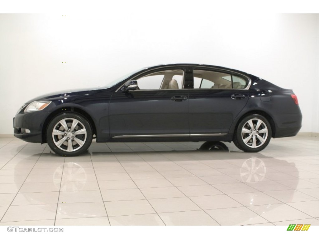 2010 GS 350 AWD - Deep Sea Blue Mica / Parchment photo #4