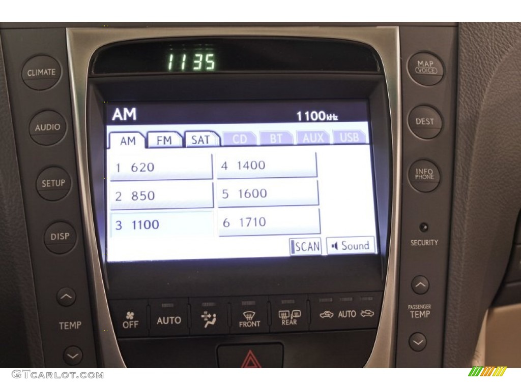 2010 GS 350 AWD - Deep Sea Blue Mica / Parchment photo #16