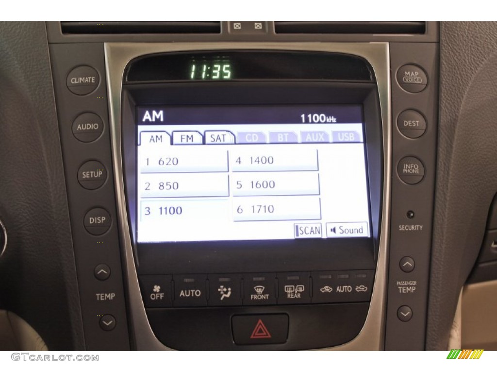 2010 GS 350 AWD - Deep Sea Blue Mica / Parchment photo #18
