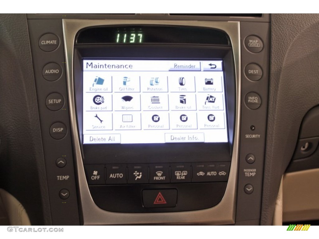 2010 GS 350 AWD - Deep Sea Blue Mica / Parchment photo #30