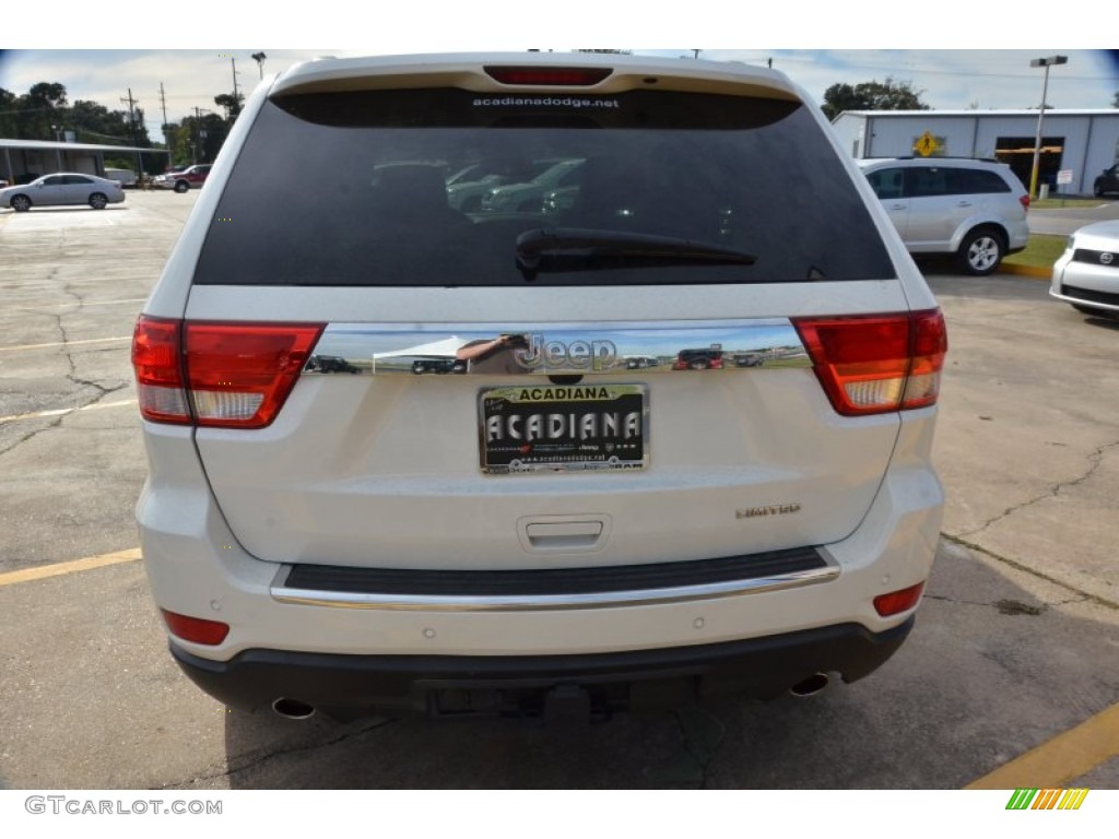2011 Grand Cherokee Limited - Stone White / Black/Light Frost Beige photo #4