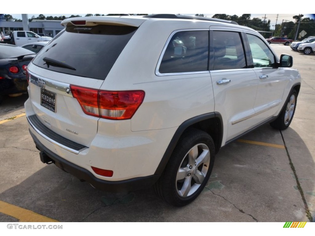 2011 Grand Cherokee Limited - Stone White / Black/Light Frost Beige photo #7
