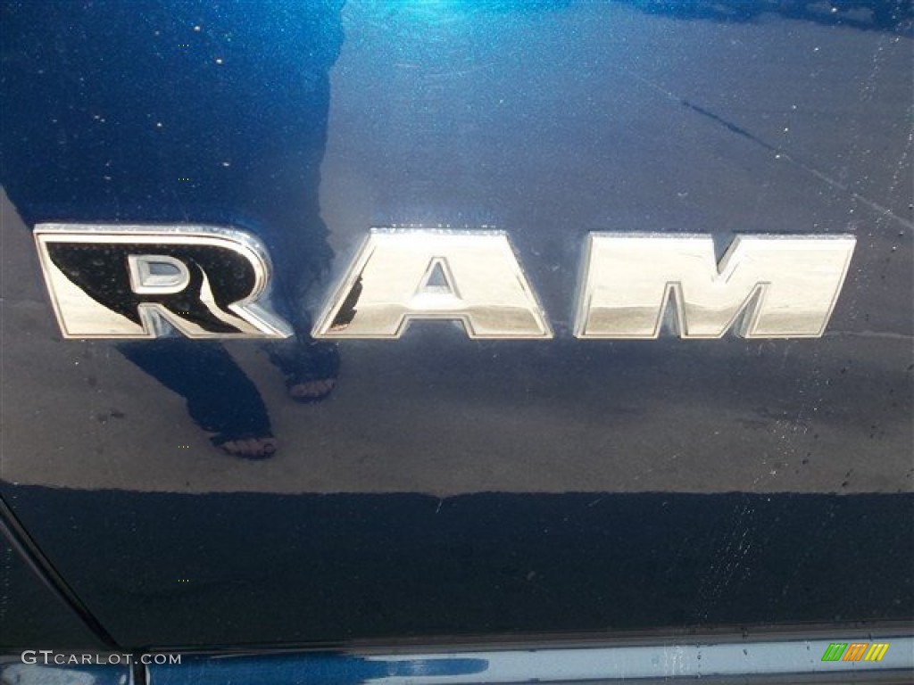 2008 Ram 1500 SXT Quad Cab - Patriot Blue Pearl / Khaki photo #19