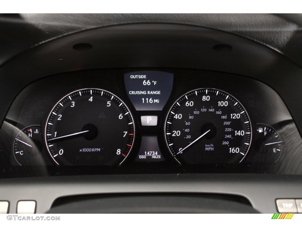 2010 Lexus LS 460 L Gauges Photo #72416515