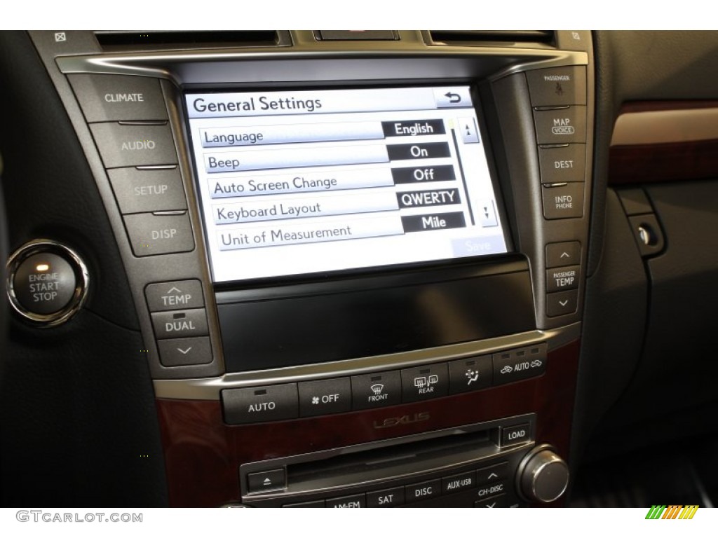 2010 Lexus LS 460 L Controls Photo #72416696